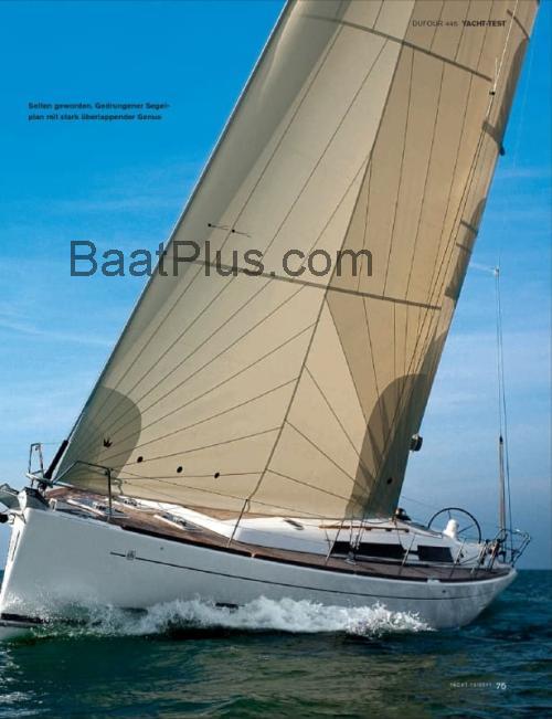 Dufour Grand Large 445 	Spesifikasjoner og anmeldelser